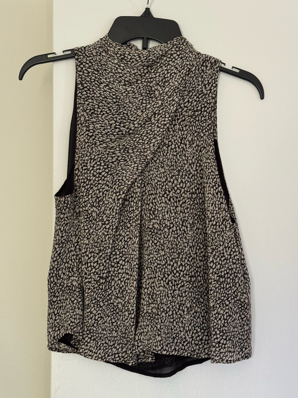 Joie 100% Silk High Neck Top - Small